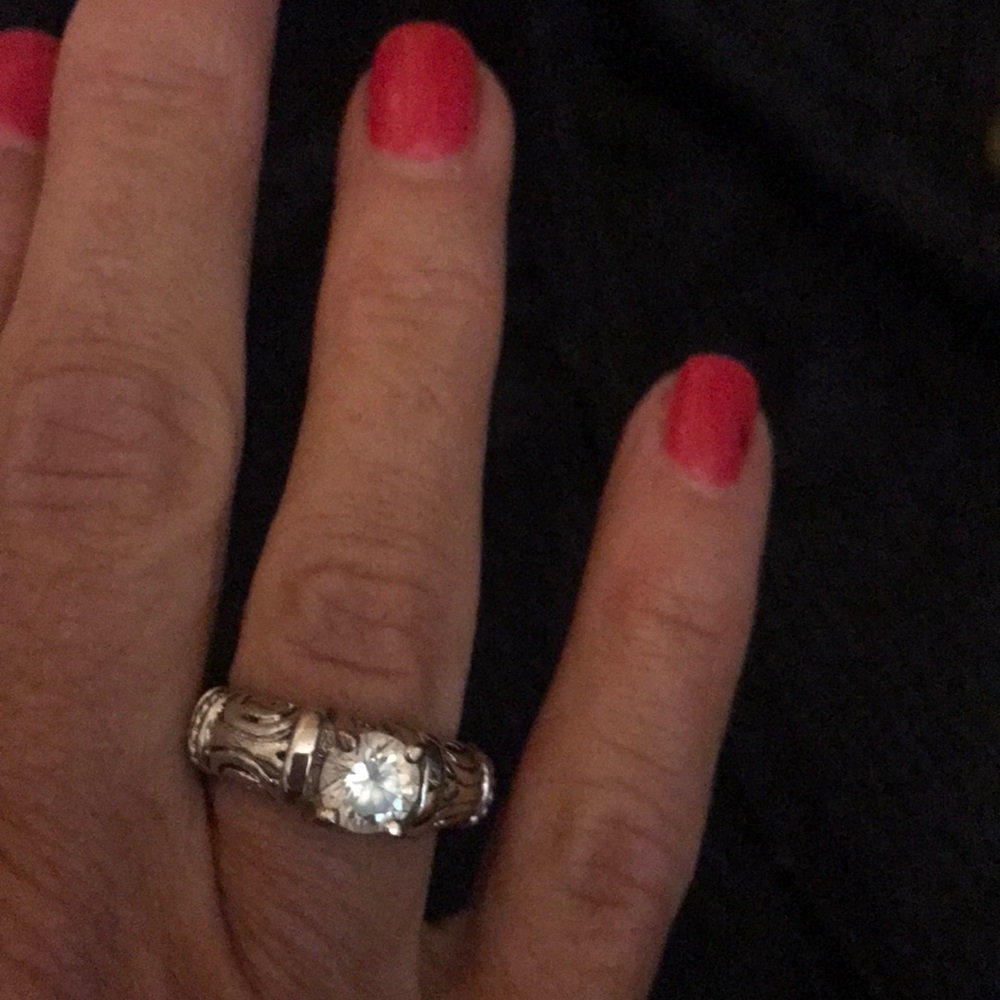 Faux diamond ring size 5